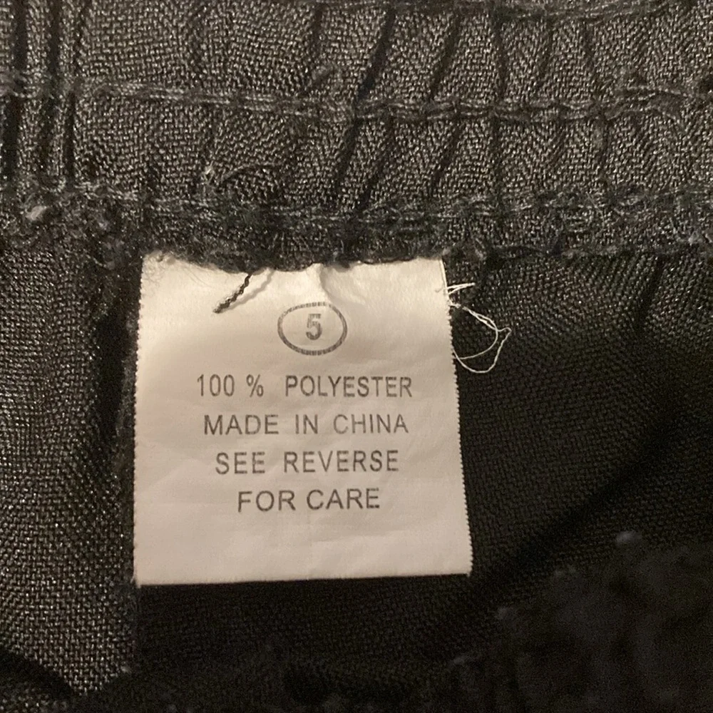 Boys black dress pants